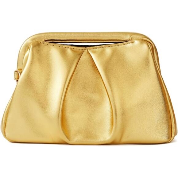 Handbags - Sparkly Evening Clutch Purse Top Handle Crossbody Shoulder Bag Wedding Party